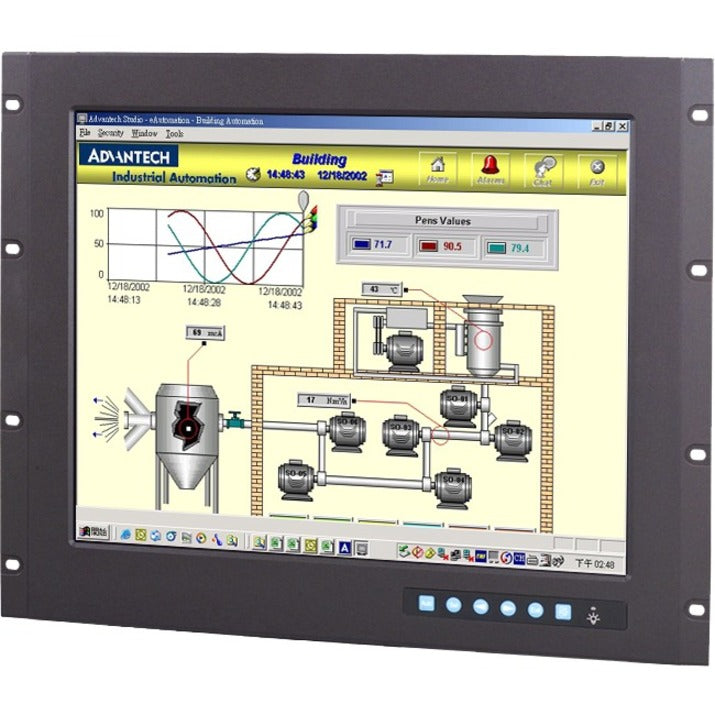 9U 19IN SXGA IND MONITOR W/    