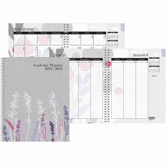 House of Doolittle Academic Wild Flower Weekly/Monthly Planner