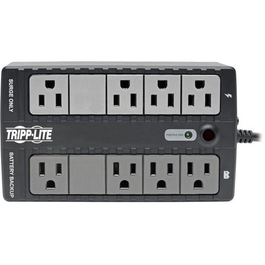 Tripp Lite UPS Desktop 500VA 260W Battery Back Up Compact 120V 8 Outlets