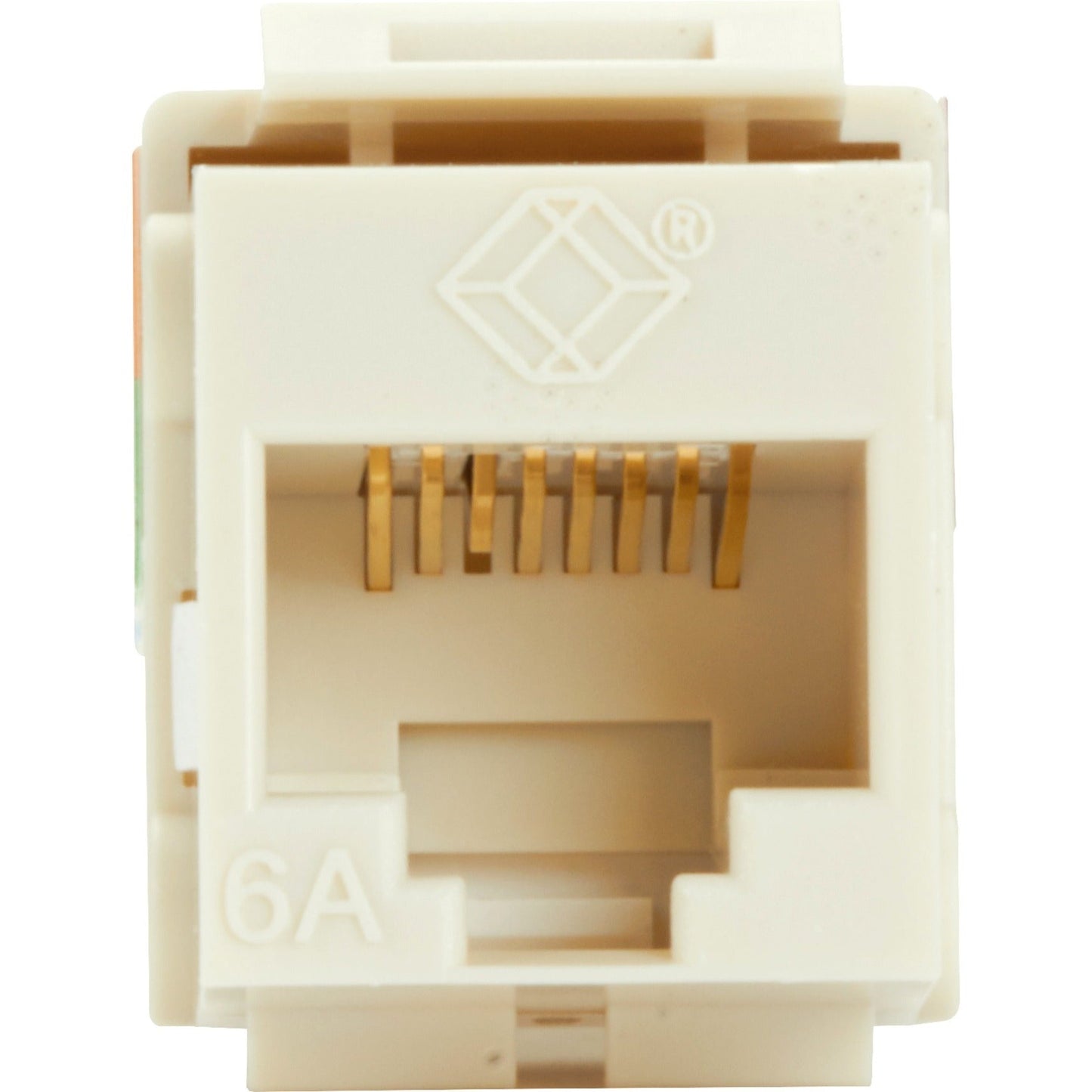 Black Box GigaTrue 2 CAT6A Keystone Jack - Unshielded RJ45 Office White