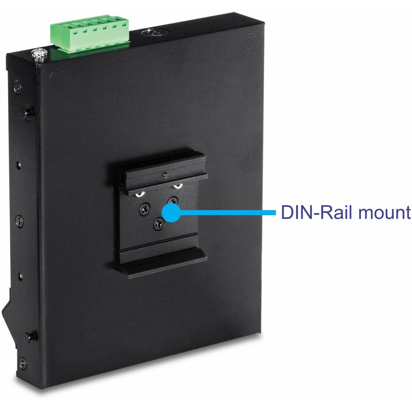 TRENDnet 5-Port Industrial Gigabit Poe+ Wall-Mounted Front Access Switch; 5X Gigabit Poe+ Ports; DIN-Rail Mount; 48 ?57V DC Power Input; IP30; 120W Poe Budget;Lifetime Protection; TI-PG50F