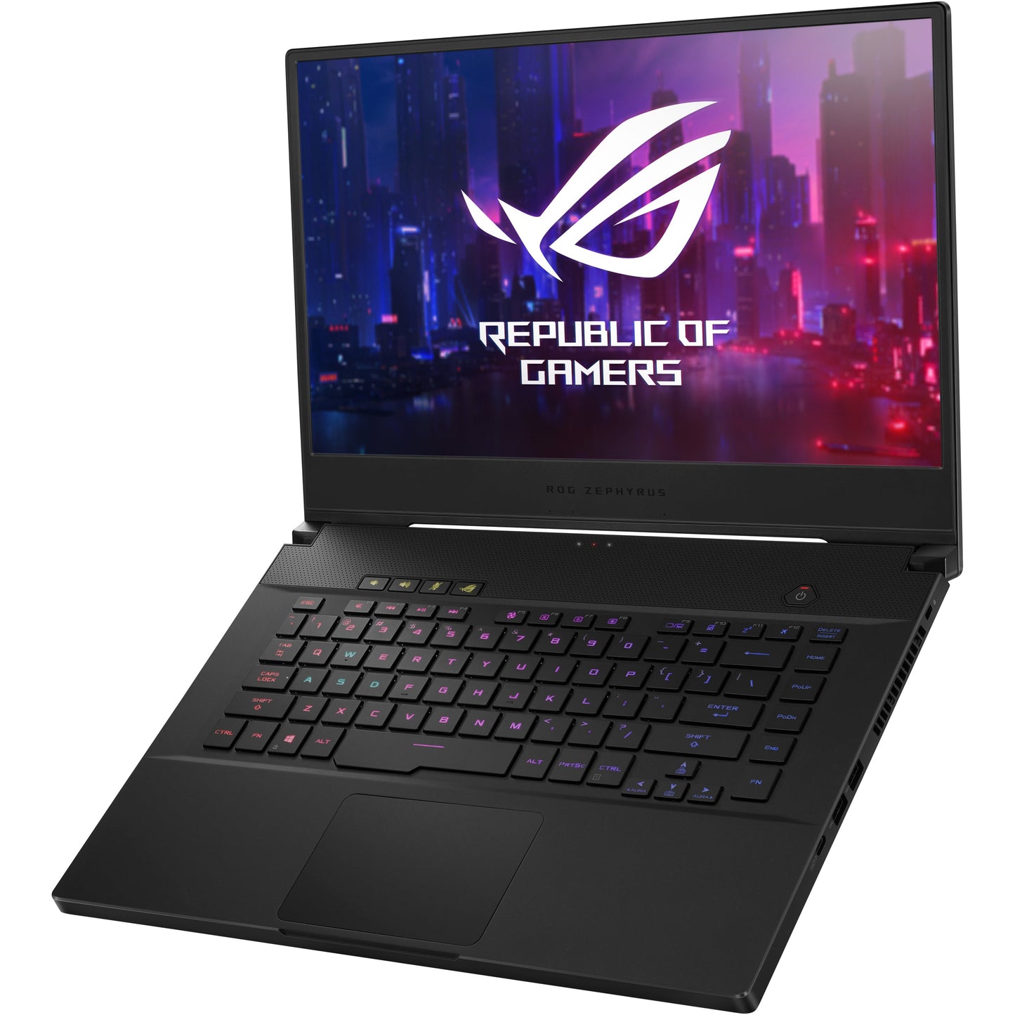 Asus ROG Zephyrus S GX502 GX502GV-PB74 15.6" Gaming Notebook - 1920 x 1080 - Intel Core i7 9th Gen i7-9750H Hexa-core (6 Core) 2.60 GHz - 16 GB Total RAM - 512 GB SSD - Metallic Black