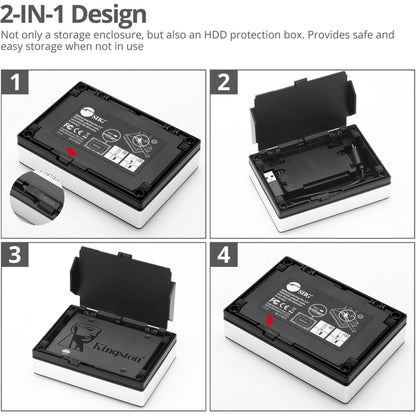 SIIG Drive Dock - USB 3.0 Host Interface - UASP Support External - Black