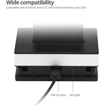 SIIG Drive Dock - USB 3.0 Host Interface - UASP Support External - Black