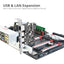 SIIG USB 3.0 3-Port Hub with LAN PCIe Host Card