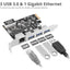 SIIG USB 3.0 3-Port Hub with LAN PCIe Host Card