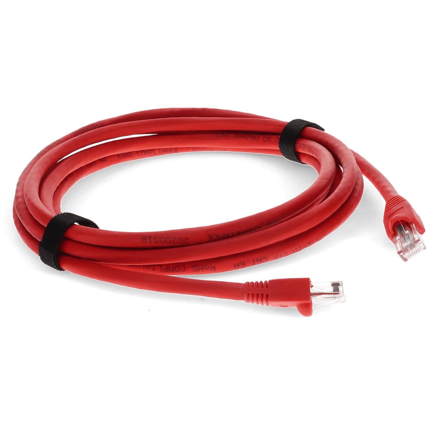 AddOn 4ft RJ-45 (Male) to RJ-45 (Male) Straight Red Cat6A UTP PVC Copper Patch Cable