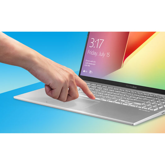 Asus VivoBook S15 S512 S512FA-DB71 15.6" Notebook - 1920 x 1080 - Intel Core i7 8th Gen i7-8565U 1.80 GHz - 8 GB Total RAM - 1 TB HDD - 256 GB SSD - Silver Metal