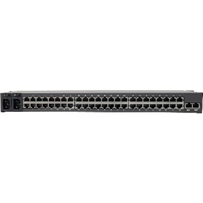 Tripp Lite 48-Port Serial Console Server USB Ports (2) - Dual GbE NIC 4 Gb Flash Desktop/1U Rack CE TAA