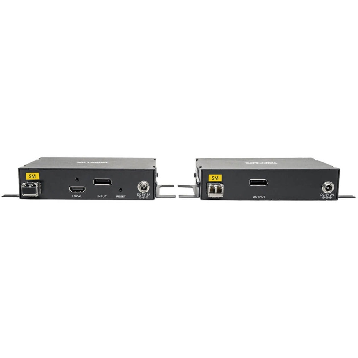 Tripp Lite DisplayPort over Fiber Extender Kit Transmitter/Receiver 4K 4:4:4 Singlemode LC Up to 6.2 mi. TAA