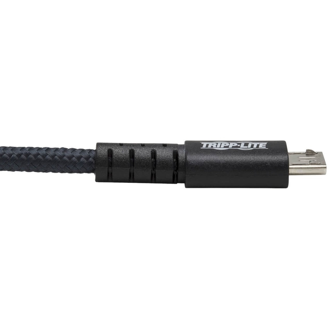 Tripp Lite Heavy-Duty USB 2.0 USB-A to Micro-B Cable M/M UHMWPE and Aramid Fibers Gray 6 ft. (1.83 m)