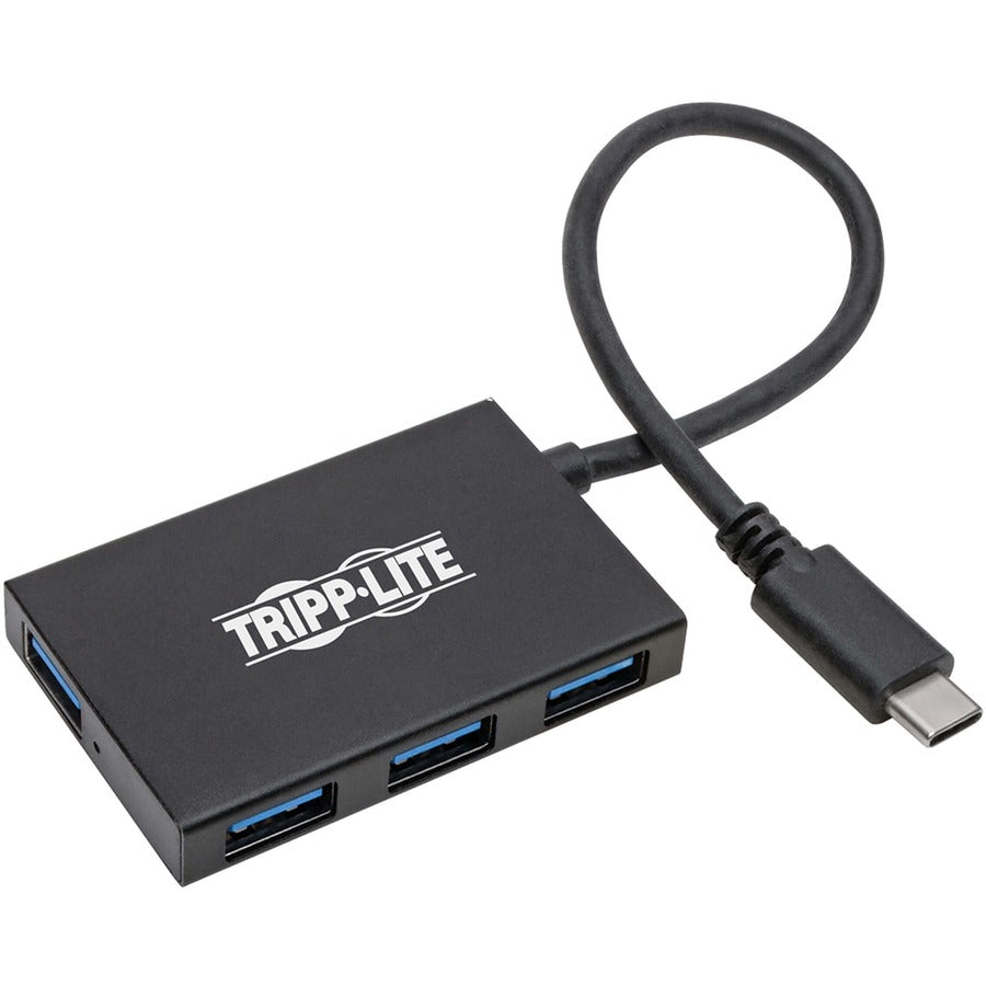 Tripp Lite 4-Port USB Hub USB 3.2 Gen 2 10 Gbps 4 USB-A Ports Thunderbolt 3 Aluminum Housing