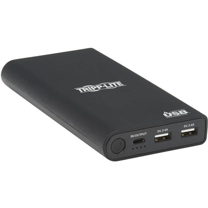 Tripp Lite Portable Charger 2x USB-A USB-C with PD Charging 20100mAh Power Bank Lithium-Ion USB-IF Black