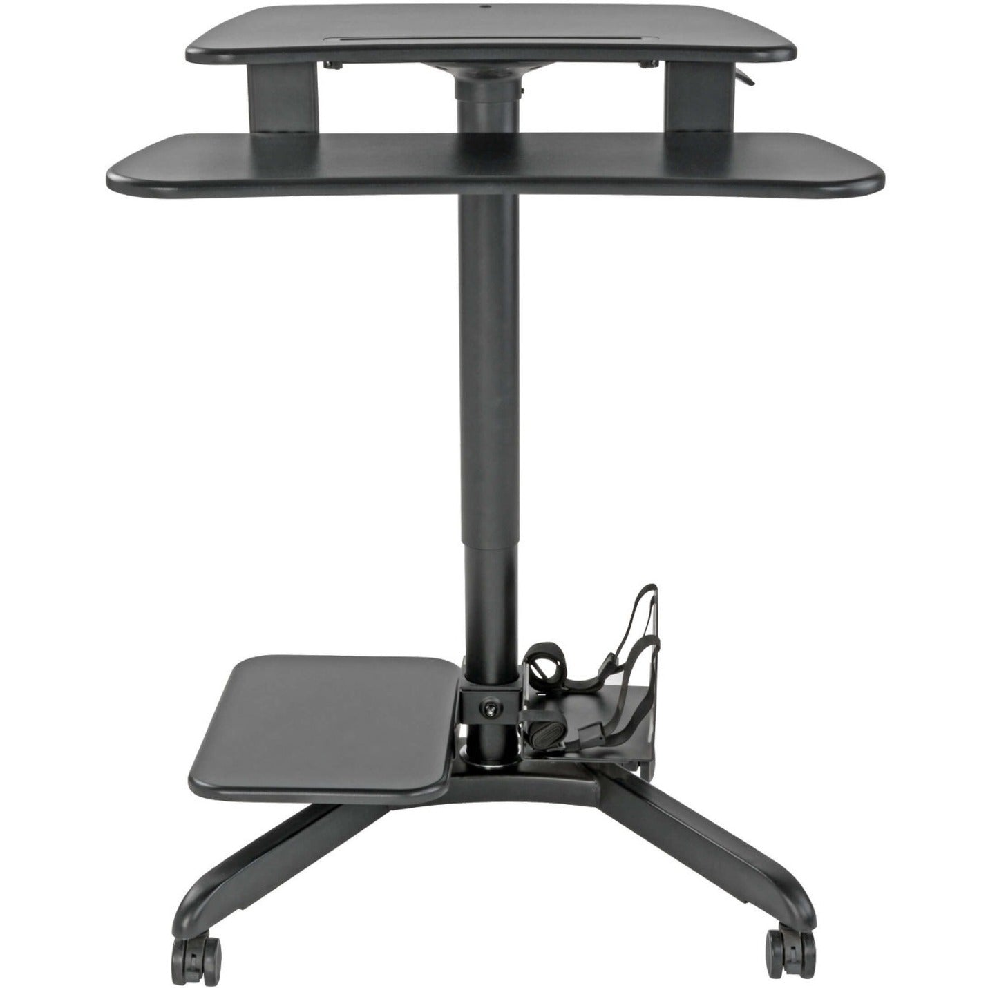 Tripp Lite Mobile Workstation Standing Desk Rolling Cart Height-Adjustable