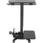 Tripp Lite Mobile Workstation Standing Desk Rolling Cart Height-Adjustable