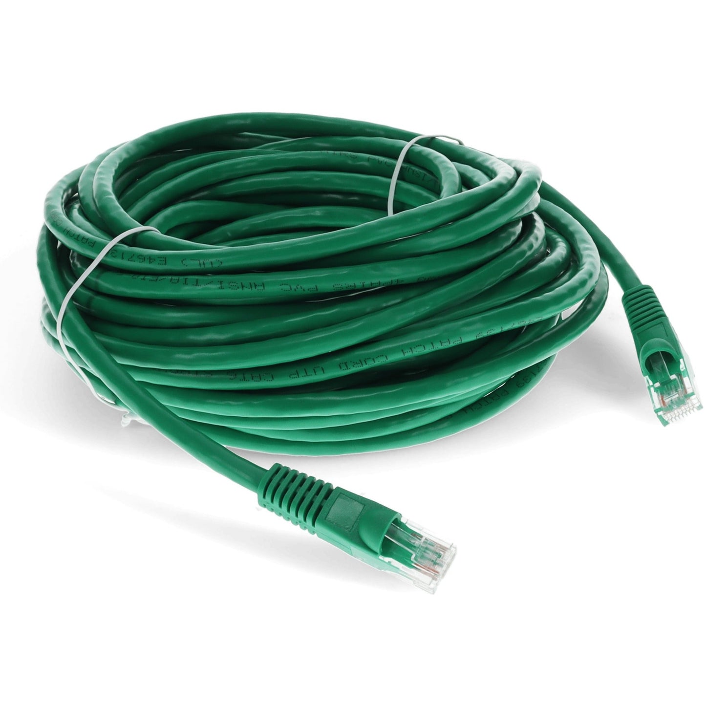 AddOn 18ft RJ-45 (Male) to RJ-45 (Male) Green Cat6 Straight UTP PVC Copper Patch Cable