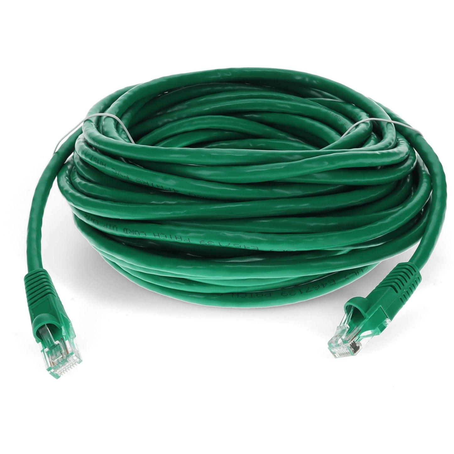 AddOn 18ft RJ-45 (Male) to RJ-45 (Male) Green Cat6 Straight UTP PVC Copper Patch Cable