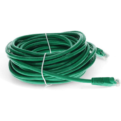 AddOn 11ft RJ-45 (Male) to RJ-45 (Male) Green Cat6 Straight UTP PVC Copper Patch Cable