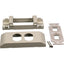 Wiremold Mounting Bracket for Cable Raceway Keystone Module - Fog White