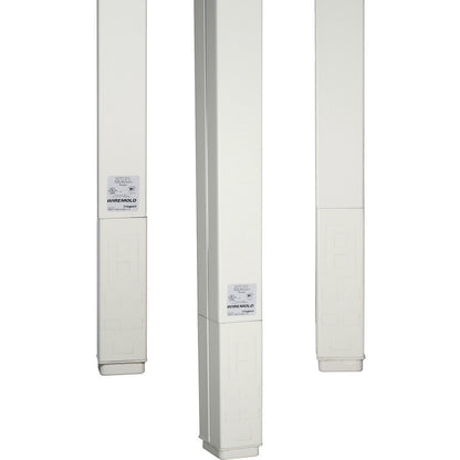 Wiremold 25DTC Series 10' Blank Express Pole Ivory