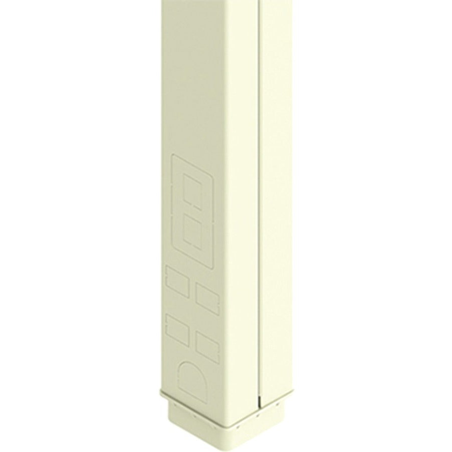 Wiremold 25DTC Series 10' Blank Express Pole Ivory