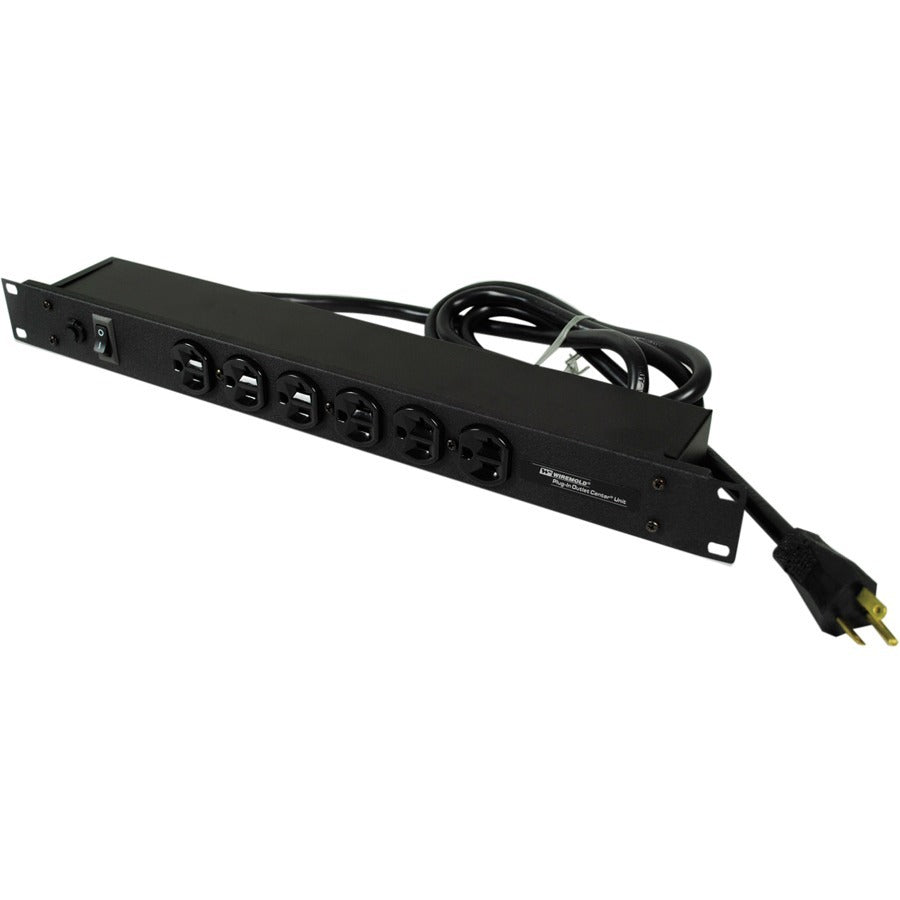 Wiremold Plug-In Outlet Center 6-Outlet Power Strip