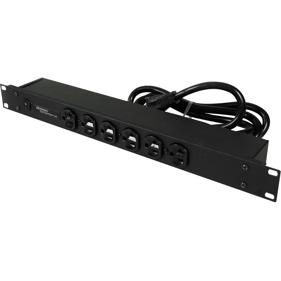 Wiremold Plug-in Outlet Center 6-Outlet Power Strip