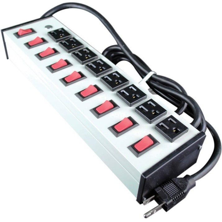 Wiremold Plug-In Outlet Center 8-Outlet Power Strip