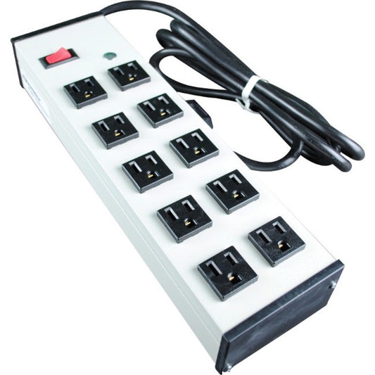 Wiremold Plug-In Outlet Center 10-Outlet Power Strip