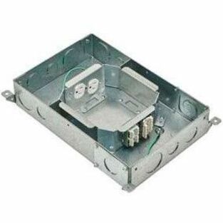 Wiremold RFB2E Two Compartment Recessed Floor Box