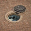 Wiremold RFB2E-OG Series Two Compartment Recessed On-Grade Floor Box