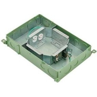 Wiremold RFB2E-OG Series Two Compartment Recessed On-Grade Floor Box
