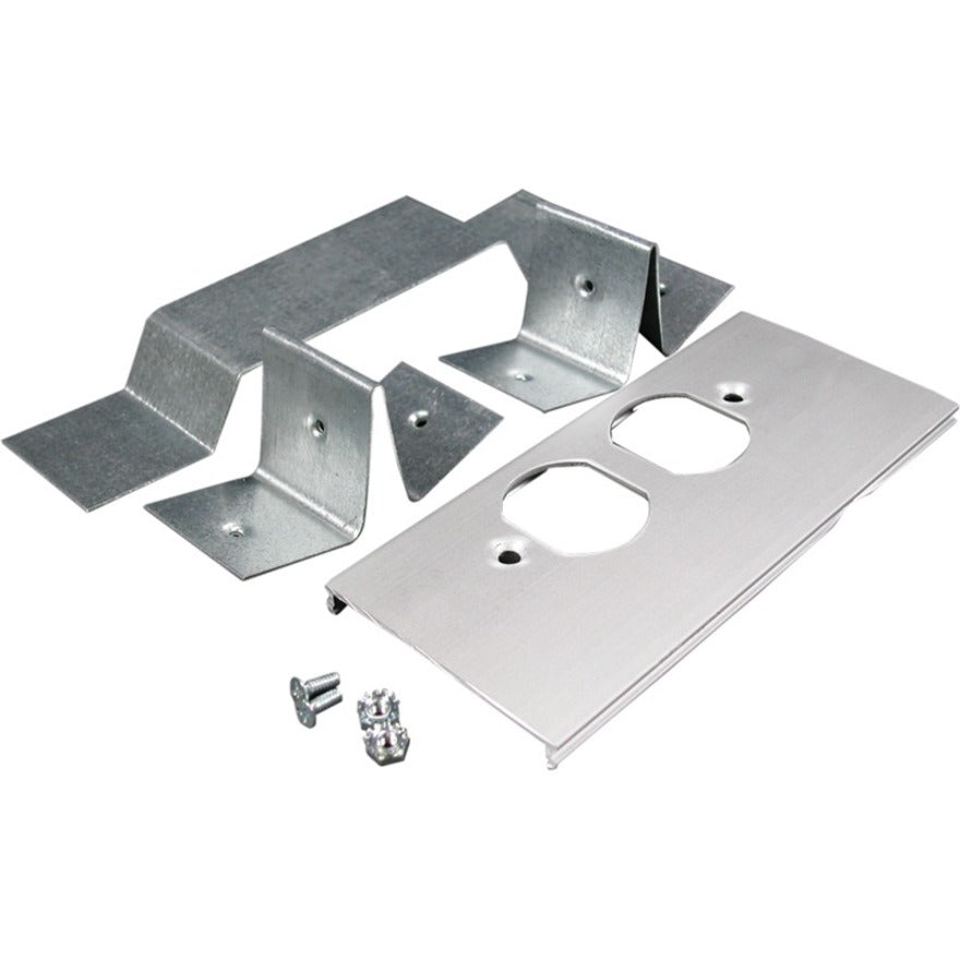 Wiremold AL3300 Offset Duplex Receptacle Cover Plate (For Divided Raceway)