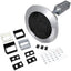 Wiremold AV3 Poke-Thru Finish Flange And Slide Holder - All Aluminum Colored