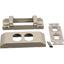 Wiremold V2407-2CM Mounting Bracket for Keystone Module Cable Raceway - Ivory