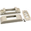 Wiremold Mounting Bracket for Cable Raceway - Ivory