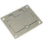 Wiremold Omnibox&reg; Rectangular Nickel GFI Cover Plate