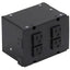 Wiremold InteGreat All Power Table Box Field Wired Black