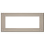 Wiremold Furniture Power Replacement Bezel for Basic Power Unit- Nickel