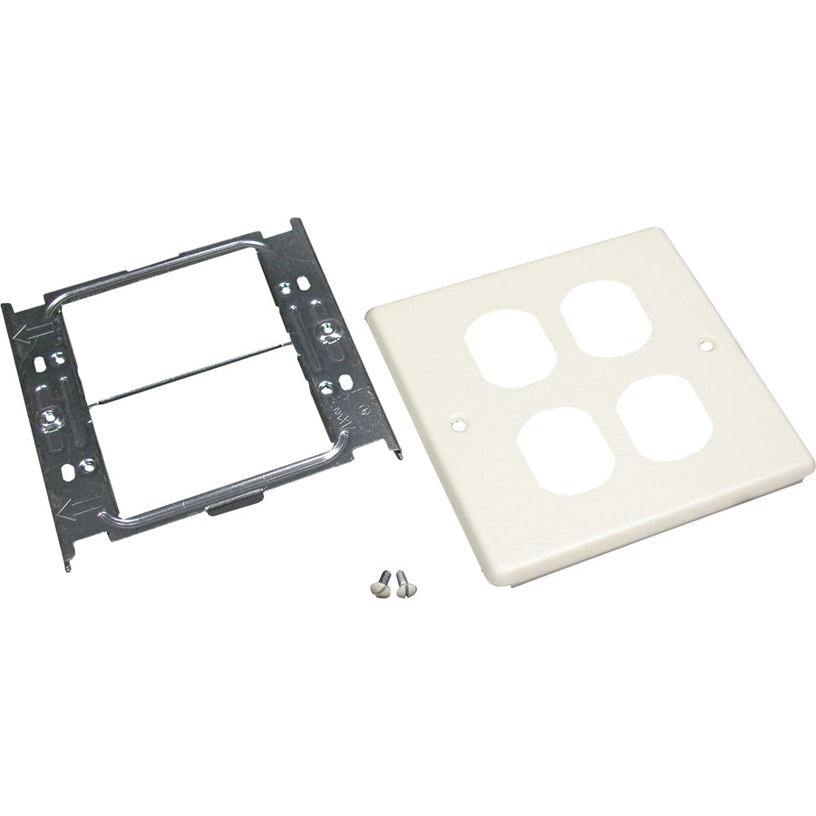 Wiremold 4047 Two-Gang Cover Two Duplex Receptacles Fitting