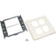 Wiremold 4047 Two-Gang Cover Two Duplex Receptacles Fitting