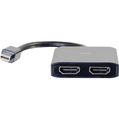 C2G 4K Mini DisplayPort to HDMI Monitor Splitter - Dual Monitor Hub