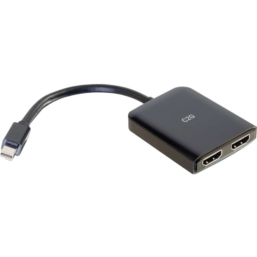 C2G 4K Mini DisplayPort to HDMI Monitor Splitter - Dual Monitor Hub