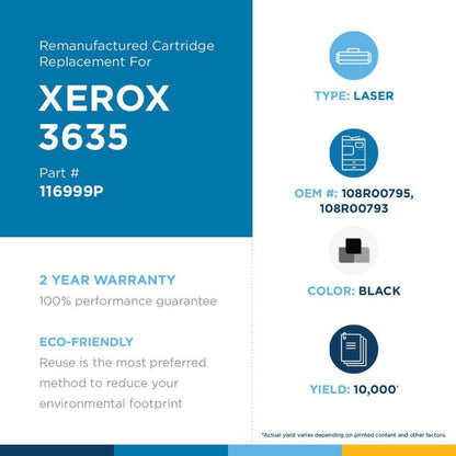 Clover Technologies Remanufactured High Yield Laser Toner Cartridge - Alternative for Xerox (108R00795 108R00793 108R793 108R795) - Black Pack