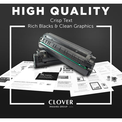 Clover Technologies Remanufactured High Yield Laser Toner Cartridge - Alternative for Xerox (113R00656 113R00657 113R656 113R657) - Black Pack