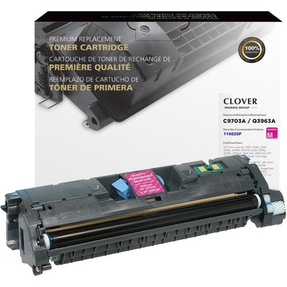 Clover Technologies Remanufactured Laser Toner Cartridge - Alternative for HP 121A 122A 123A (C9703A Q3963A Q3973A) - Magenta Pack