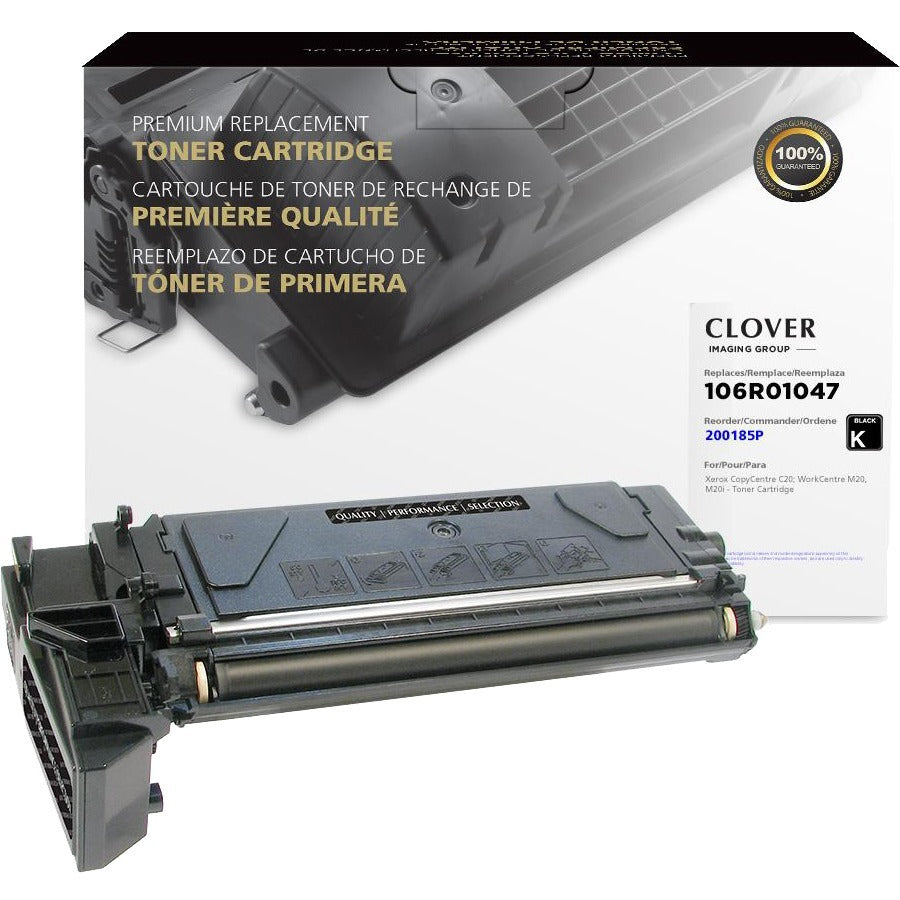 Clover Technologies Remanufactured Laser Toner Cartridge - Alternative for Xerox (106R01047) - Black Pack