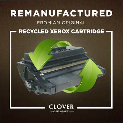 Clover Technologies Remanufactured High Yield Laser Toner Cartridge - Alternative for Xerox (113R00712 113R00711 113R711 113R712) - Black Pack