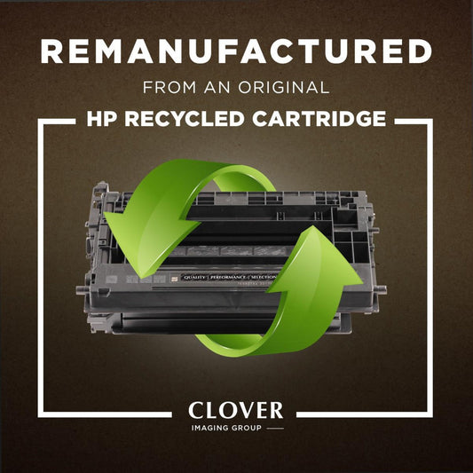 Clover Technologies Remanufactured Extended Yield Laser Toner Cartridge - Alternative for HP 55X (CE255X CE255X(J)) - Black Pack