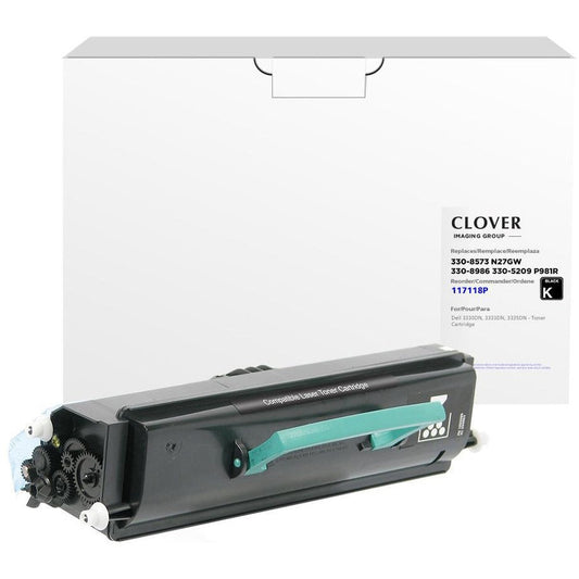 Clover Technologies Laser Toner Cartridge - Alternative for Dell 330-8573 330-8986 N27GW 9KH76 R2PCF YY0JN - Black - 1 Pack